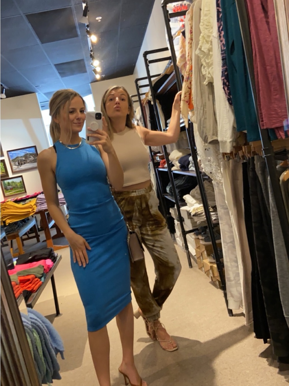Vici Royal Blue Midi Bodycon Dress